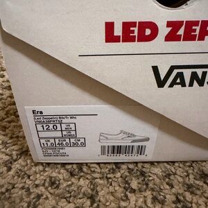 Size 12 Vans Era Led Zeppelin Limited Edition Sneakers